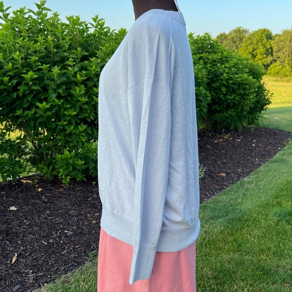 GORGEOUS Periwinkle Silver St. John Sweater - Picture 6 of 8